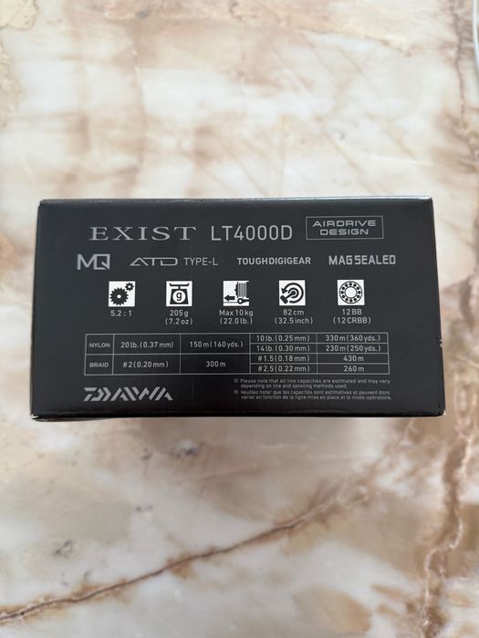 Kołowrotek Daiwa 22 EXIST LT 4000D