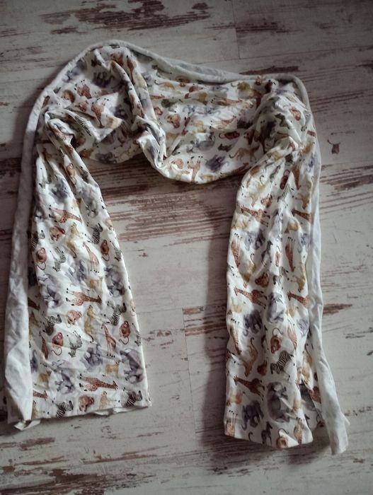 Szal w zwierzęce wzory