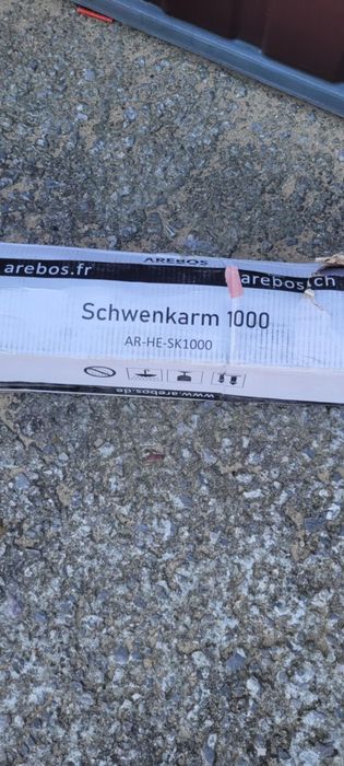 ramię obrotowe AREBOS do wciągarki linowej