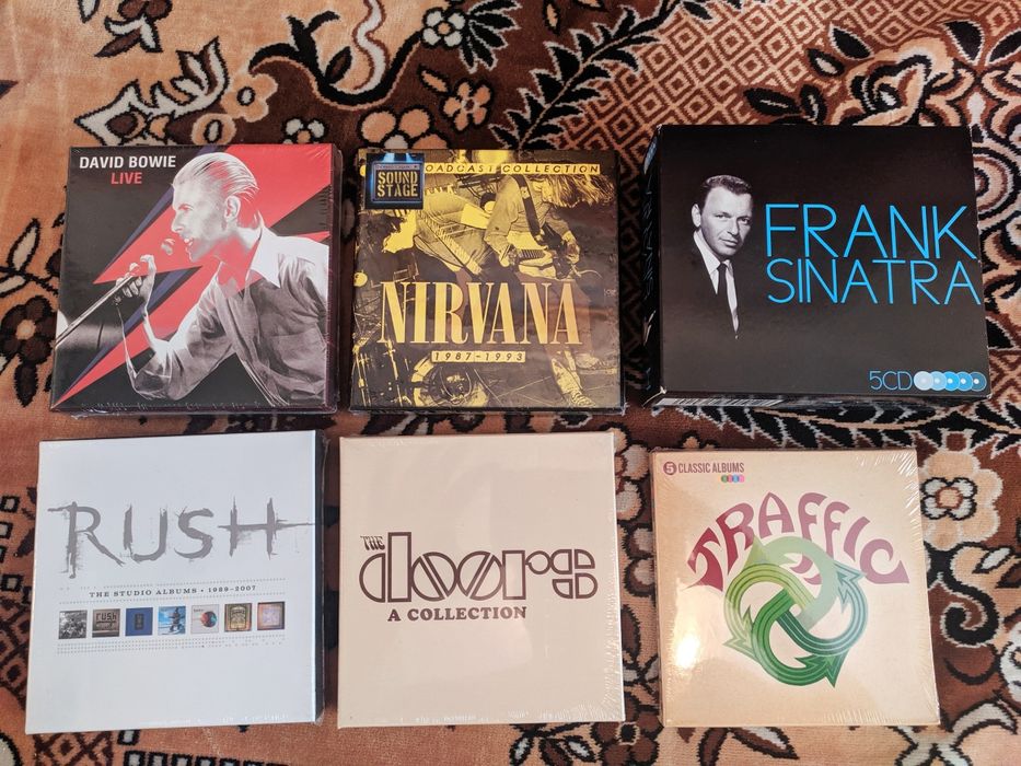Подарочные CD box set (Queen,Kiss,Abba,Bob Marley,Eagles,Bob Dylan)!