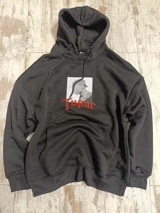 Худі 2Pac Shakur hoodie oversized Black sk8 Y2K