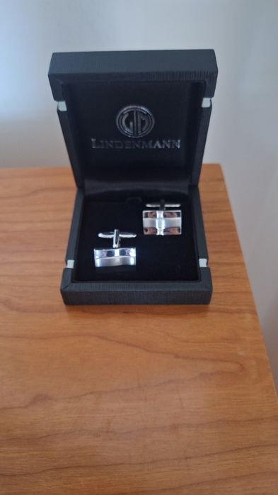 Punhos em prata para camisa - Lindenmann