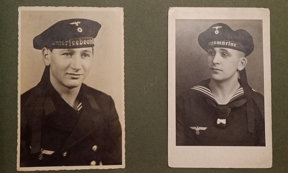 Militaria de Trincheira Kriegsmarine Album de Fotos