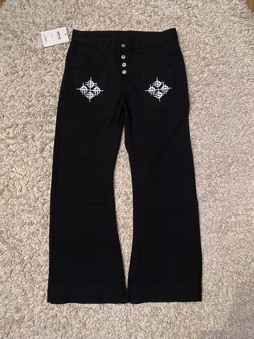 Flared jeans balenciaga / opium / archive /  2000s style Джинси кльош
