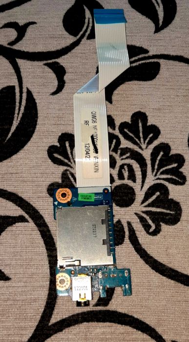 запчасти к ноутбуку ридер для карт памяти SD+аудиовыход с шлейфом