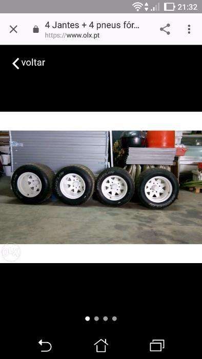 Jantes carocha buggy 4x130 com pneus frente 285 Largo trás 375 Largo