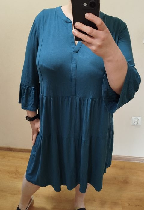 Luźna wygodna sukienka rozmiar 52