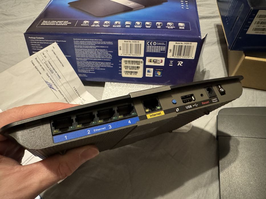 WIFI роутер cisco linksys e4200 linksys E900 N