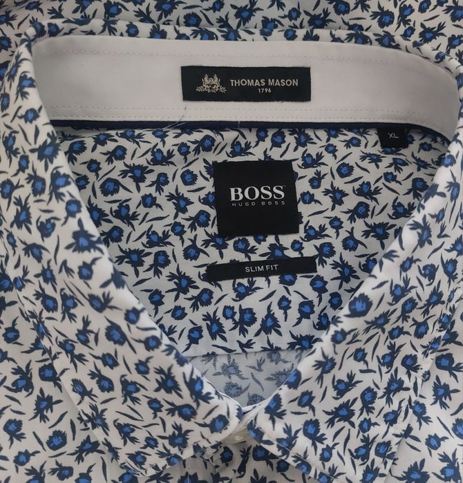 Hugo Boss x Thomas Mason nowa koszula męska r. XL
