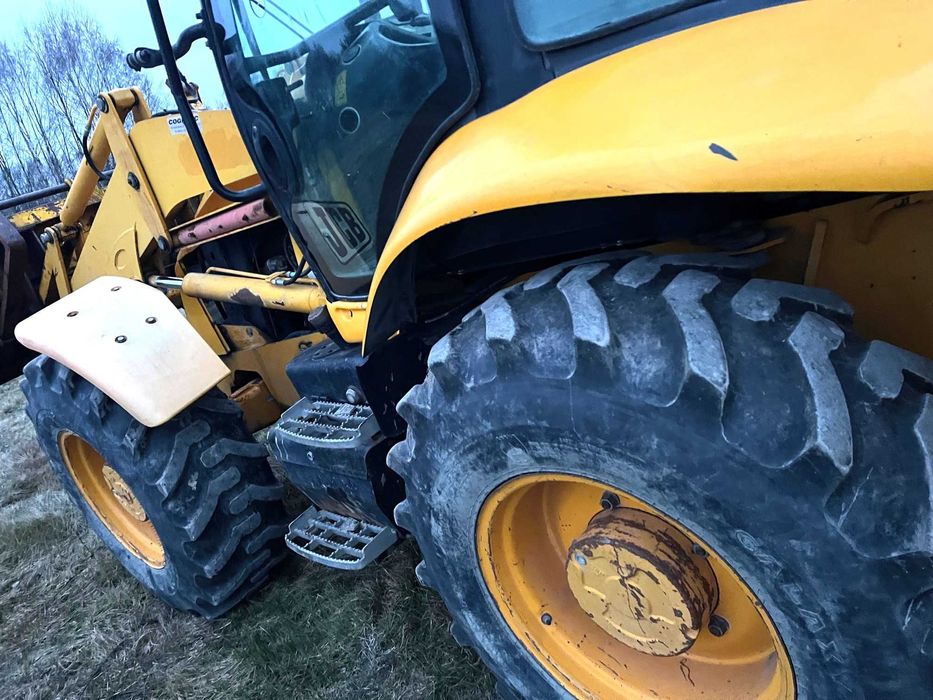 JCB 4CX,  2003 R Full opcja teleskop, krokodyl, widły