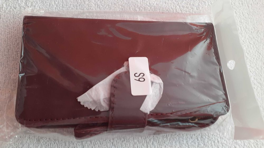Etui Samsung S9 czerwone wino