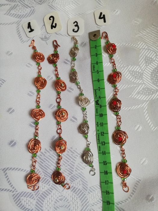 Branzoletki miedziane