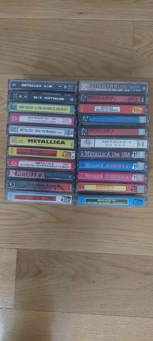 Kasety Metallica i  IRON MAIDEN