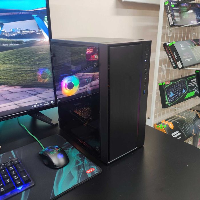 Компютер Игровой Intel Core i5-9400f, 16GB DDR4, GTX 1660ti, SSD 500GB