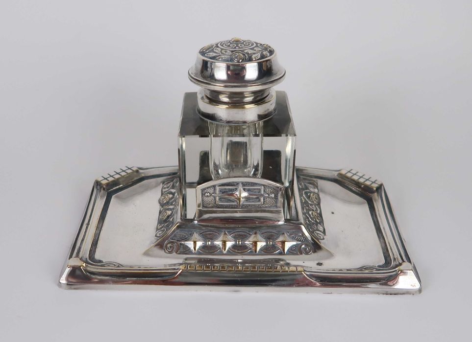 Tinteiro de mesa Art Deco