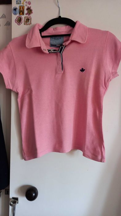 Polo de manga curta, rosa, XS/ S - Sacoor Sport