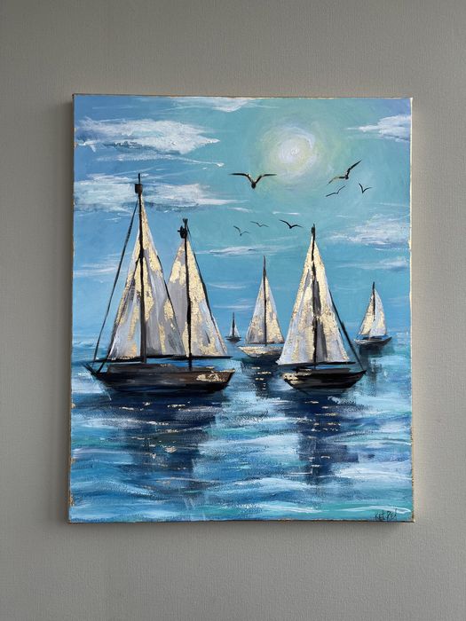 Картина «Регата», парусники