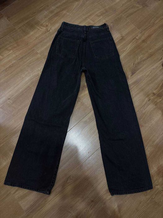 Чорні широкі джинси