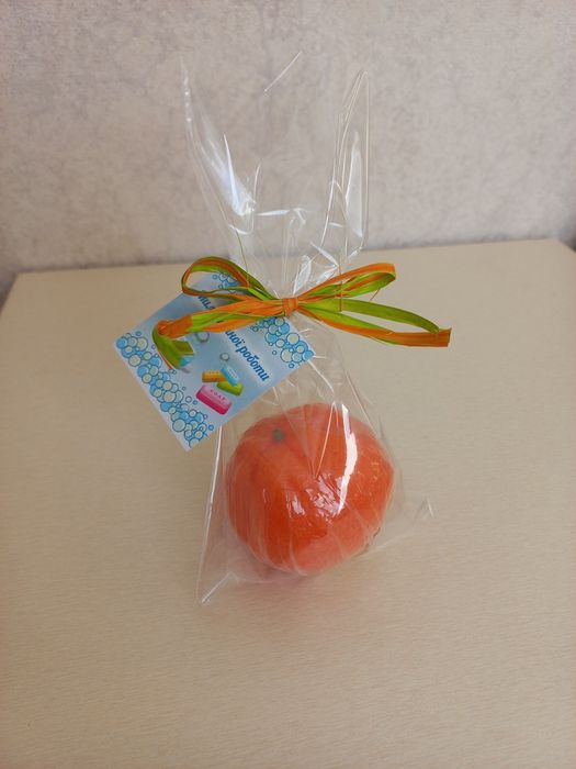 Мыло мандаринка ручной работы