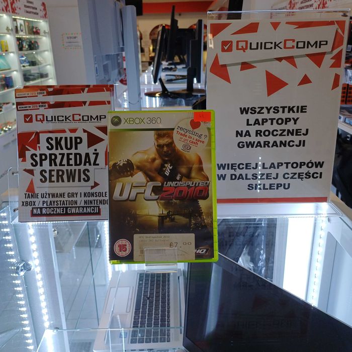 Gra XBOX 360 / X Series UFC 2010 Gwarancja 1 rok QUICK-COMP Przemyśl