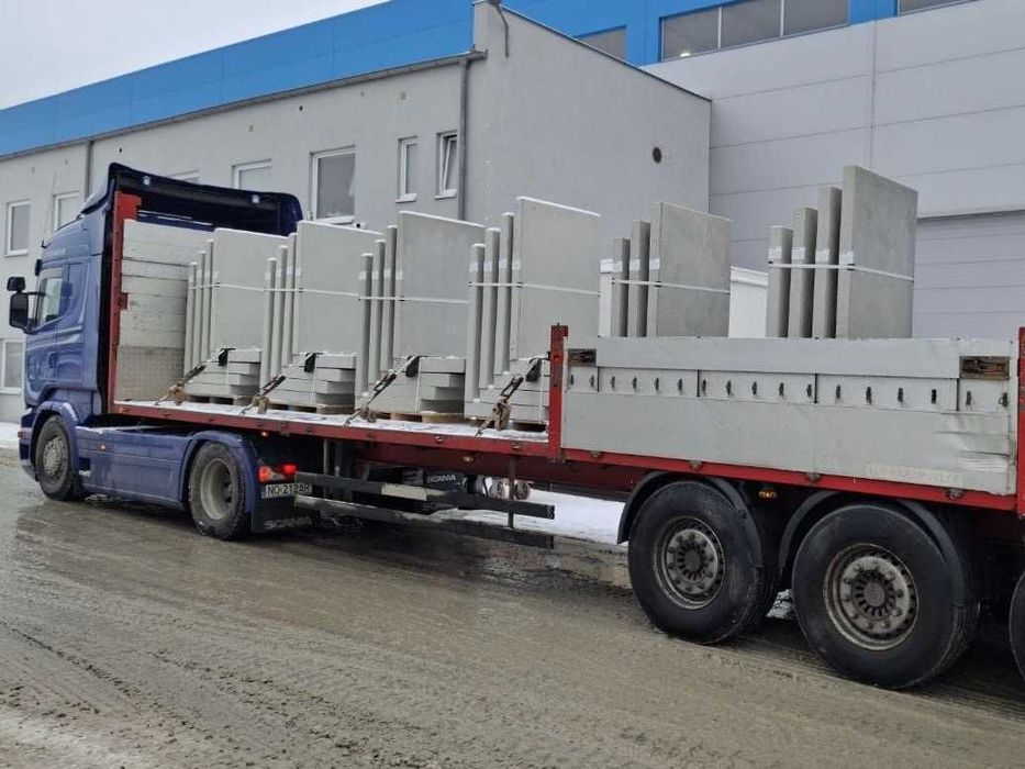 Mur oporowy typu L, ściana oporowa L-ka ELKI T-ka TETKA 80 - 520 cm