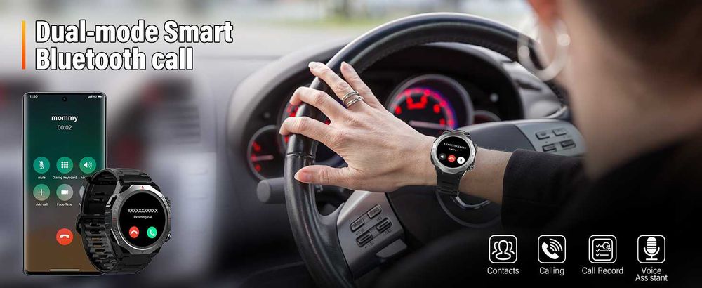 Смарт годинник Atheewon S10 Military Smart Watch спортивний