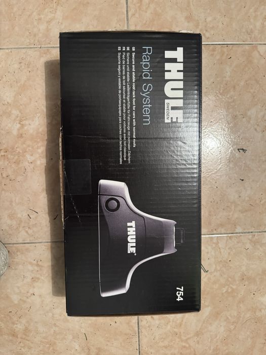THULE® Rapid System barras e techadilho Suporte de bicicleta da Thule + Barras de tejadilho