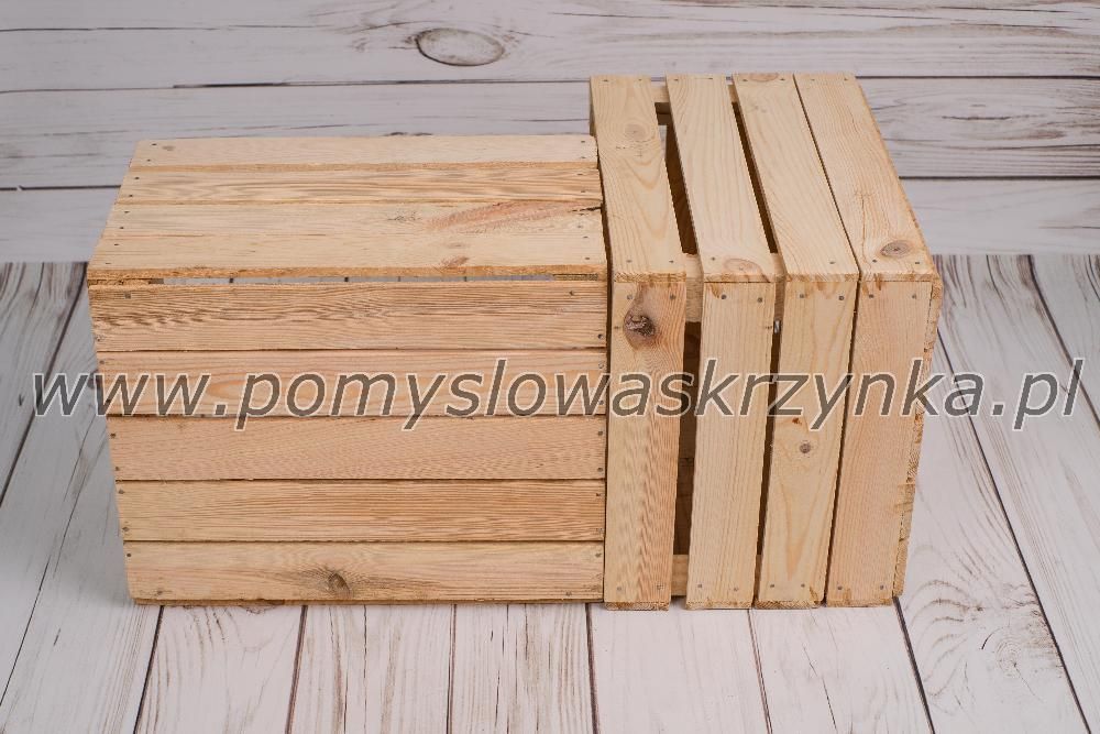 skrzynka drewniana skrzynki drewniane jedynka nowa dekoracja biała