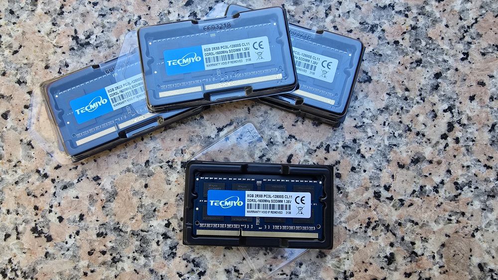 Memória RAM 8GB DDR3L 1600MHz Portátil – Selada / Nova