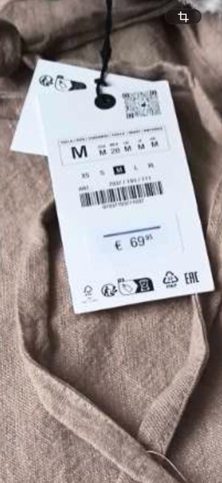 Брюки Zara лляні
