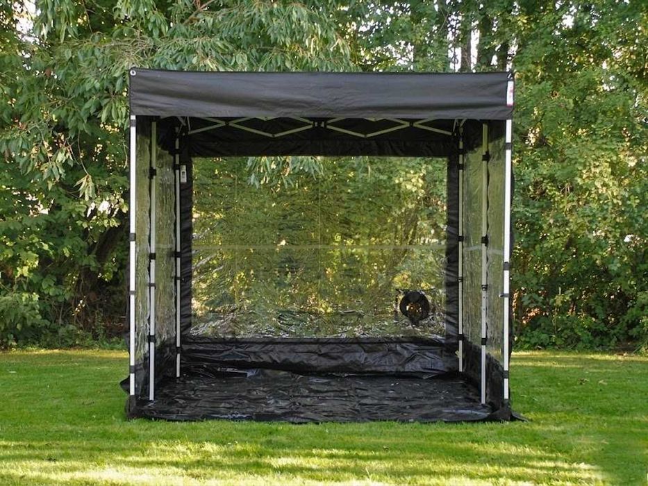 Garagem dobrável auto/mota Flex CarCover Dancover 2,5x5m – Excelente estado