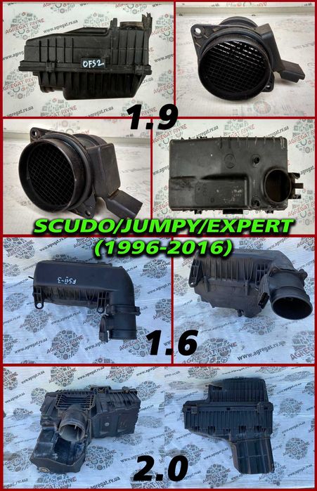 Корпус Повітряного Фільтра Расходомер Витратомір Скудо Джампи Експерт