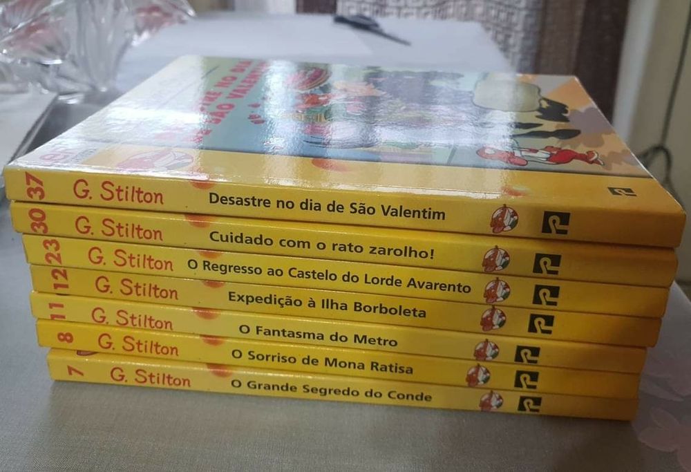 Livros Geronimo Stilton Volumes: 7 / 8 / 11 / 12 / 23 / 3064585736853891121