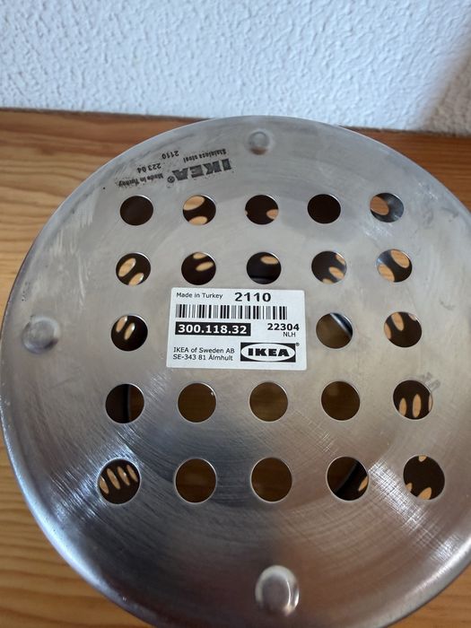 2 x ORDNING Ikea, Escorredor de talheres, aço inoxidável, 13.5 cm