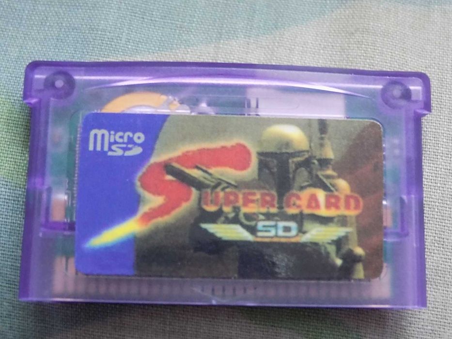 Super Card Micro SD-programator na Nintendo Game Boy Advance/GBA