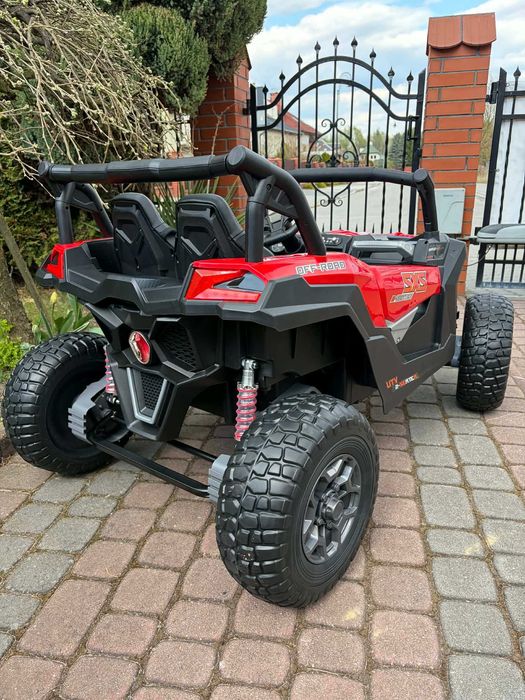 Dwuosobowy Samochód na akumulator Quad Buggy UTV X3 Off-Road 4 x 200 W 24V Auto dla 2 dzieci Pilot