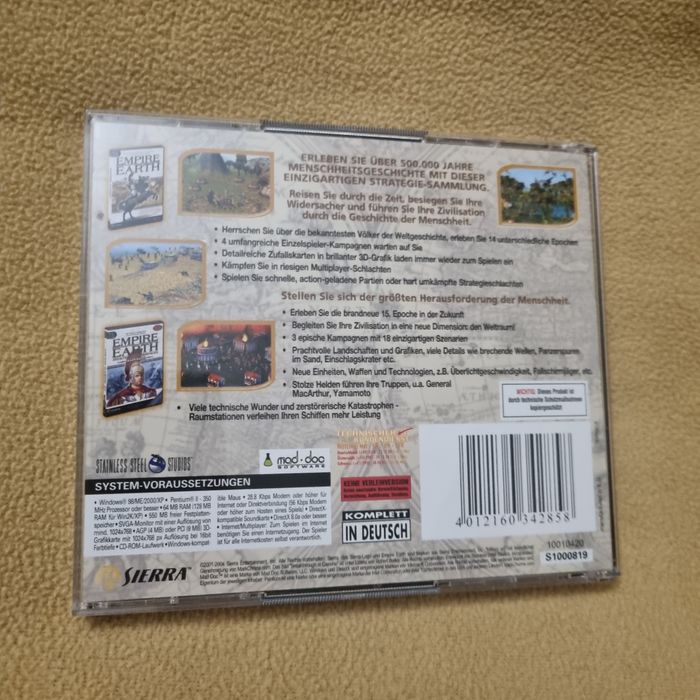 Empire Earth Collection PC Wydanie premierowe