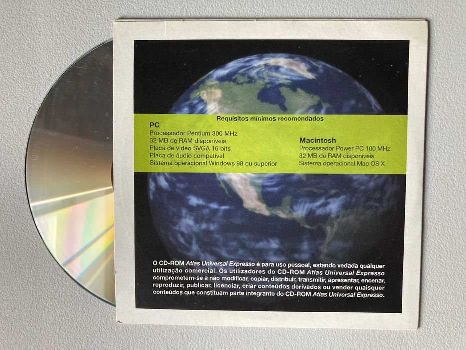 [CD-ROM] Jogo Multimédia Atlas Universal