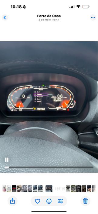 Painel digital oara bmw serie 1