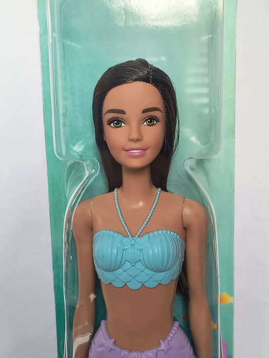 Lalka Barbie syrenka brunetka szatynka Nowa w pudełku Mattel