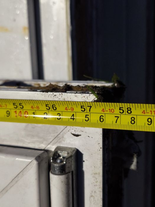 Okno pcv białe z demontażu 146x140