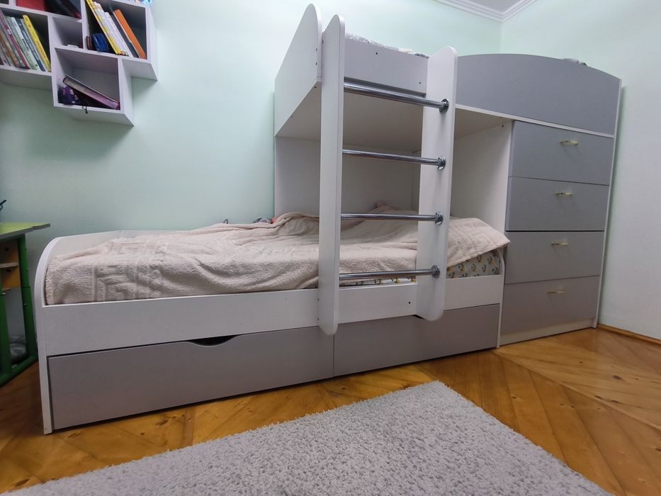 Ліжко двохярусне дитяче, підліткове