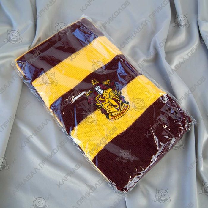 Шарф Гаррі Поттер harry potter грифіндор слизерин оригінальний мерч