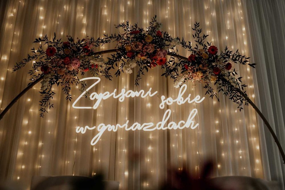 Wynajem neon ledon na wesele wysyłka CAŁA POLSKA 52 różne napisy