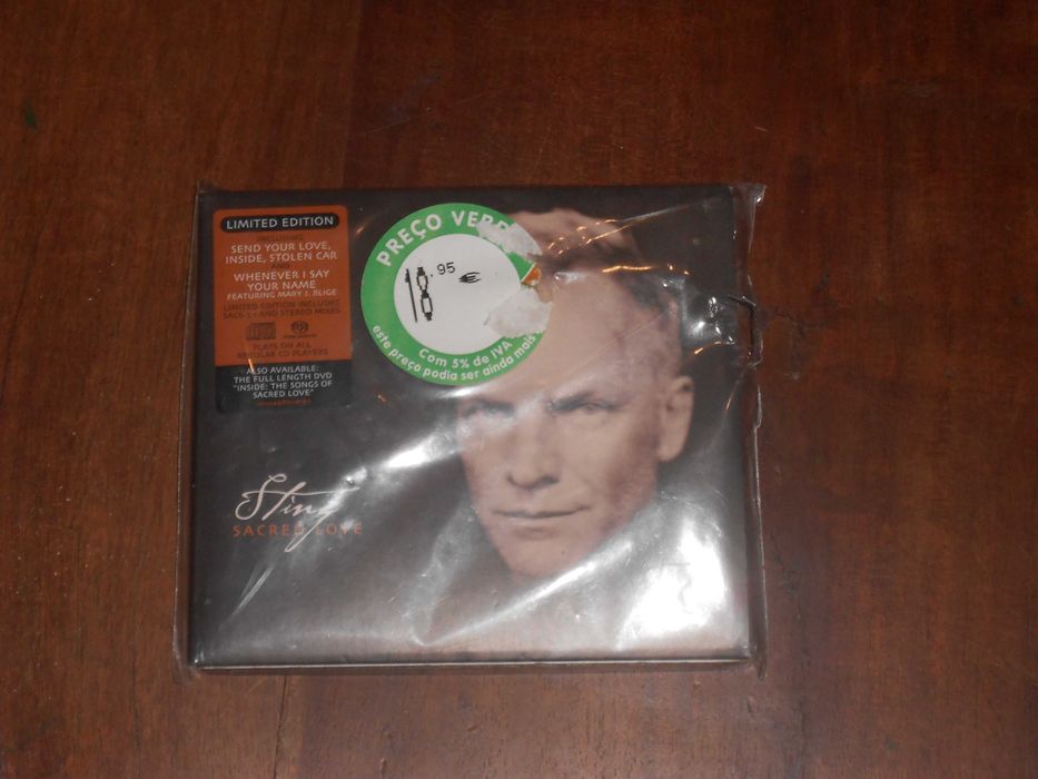Sting - Sacred Love - Ediçao limitada - CD Novo