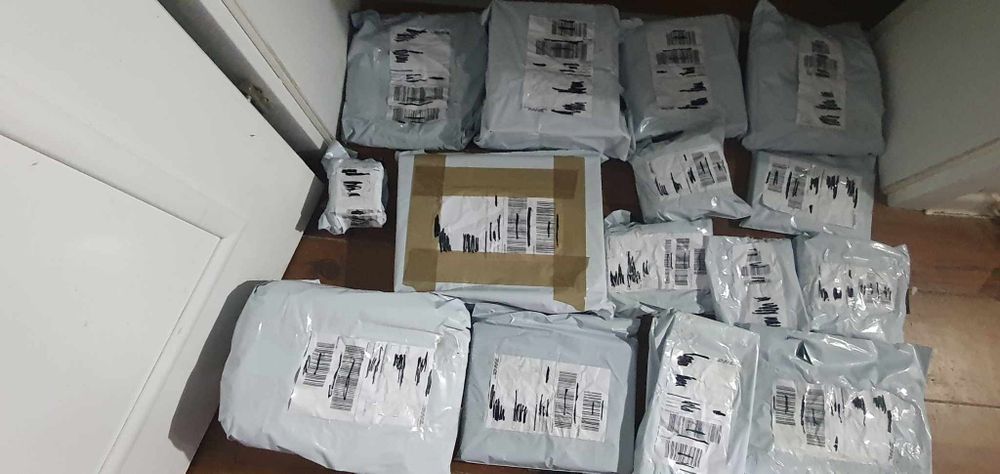 NIEODEBRANE PACZKI z sklepów w DE, #Amazon Otto eBay zwroty mix boxy #