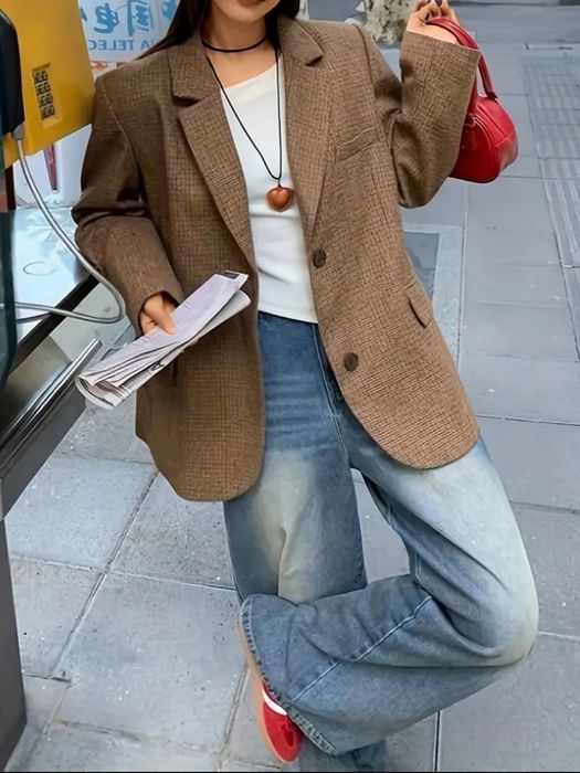 Жіночий прямий  піджак р. S-М