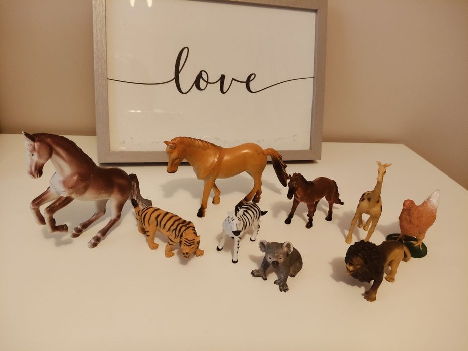 Zestaw figurki zwierzęta