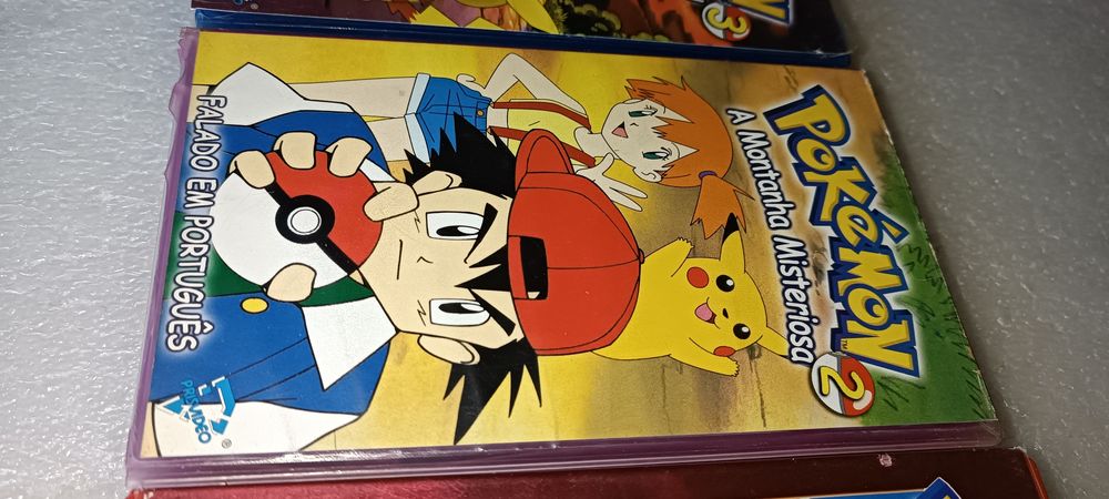 Pokémon 3 Antigas cassetes VHS 10 EUR unidade