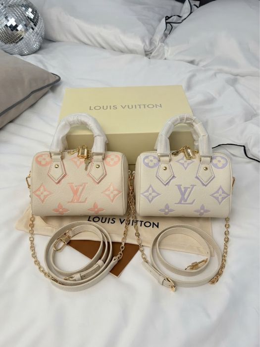 Сумка Louis Vuitton Speedy Bandouliere 20 Ivory Monogram